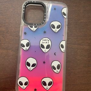 IPHONE 12 PRO MAX Casetify sand with alien design